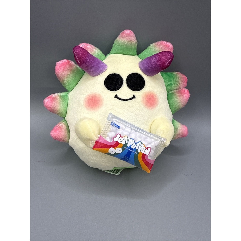 Snackles 5" Surprise Capsule Series 3 Stuffed Animal Sea Leaf Slug With Jet Puff
